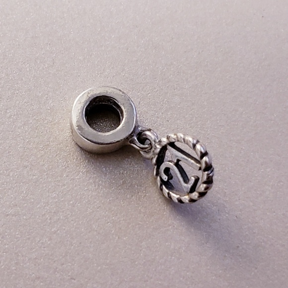 Authentic Pandora Retired 21 Dangle Charm - Picture 2 of 3